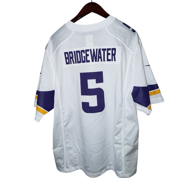 🏈 Nike Minnesota Vikings #5 White Away NFL Jersey Men’s XL - Picture 2 of 6